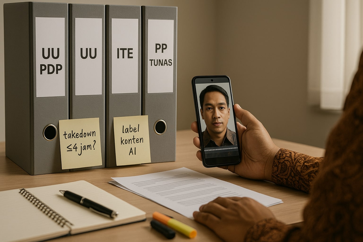 Fondasi ada, pasal spesifik deepfake belum—celah inilah yang dipakai pelaku.